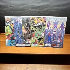 Spider-Verse #1-5 Secret Wars Marvel Comics Complete 2015 Spider-Man